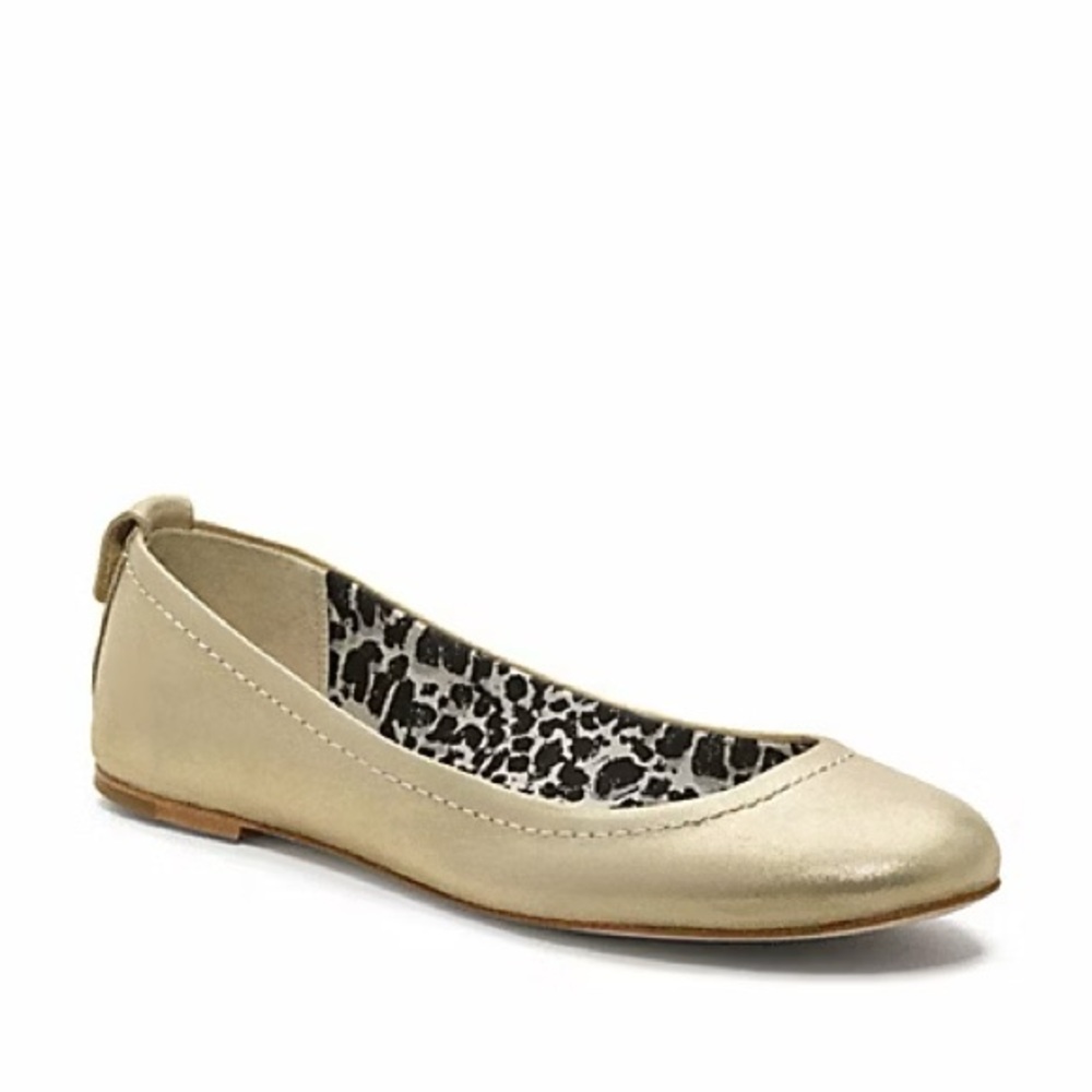 Coach Anora Metallic Gold Ballet Flats🖤